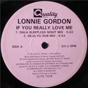 Lonnie Gordon - If You Really Love Me