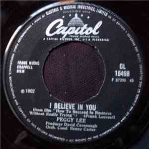 Peggy Lee - I Believe In You
