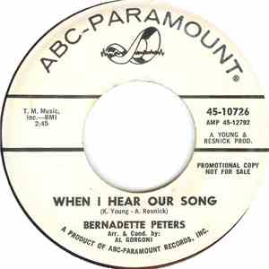 Bernadette Peters - And The Trouble With Me Is You / When I Hear Our Song