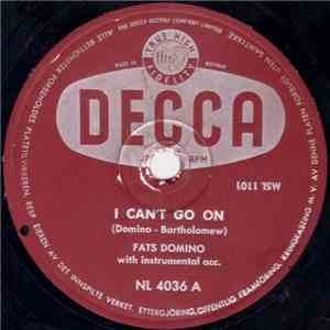 Fats Domino - I Can't Go On / Blueberry Hill