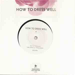 How To Dress Well - Special 7"