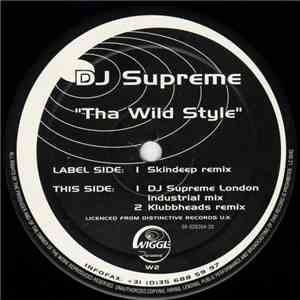 DJ Supreme - Tha Wild Style