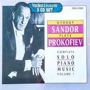 Gyorgy Sandor Plays Prokofiev - Complete Solo Piano Music Volume 1