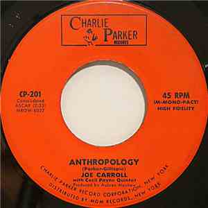Joe Carroll With Cecil Payne Quintet - Anthropology