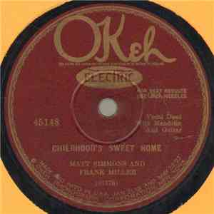 Matt Simmons And Frank Miller  - Childhood's Sweet Home / That Little Old Hut