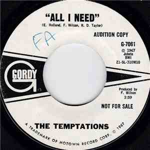 The Temptations - All I Need