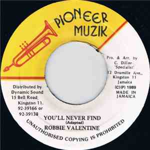 Robbie Valentine - You'll Never Find