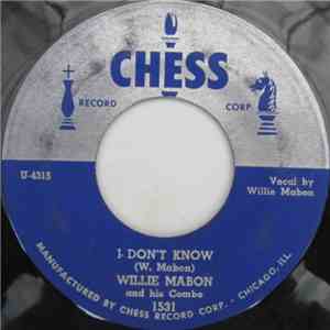Willie Mabon And His Combo - I Don't Know / Worry Blues