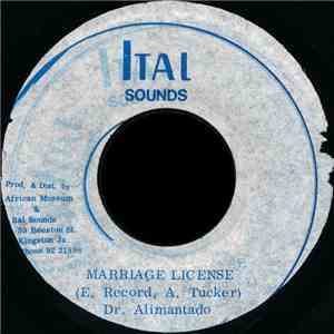 Dr. Alimantado - Marriage License
