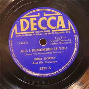Jimmy Dorsey And His Orchestra - All I Remember Is You / Show Your Linen, Miss Richardson