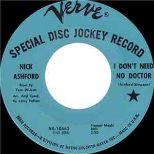 Nick Ashford - I Don't Need No Doctor / Young Emotions