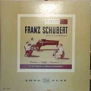 Franz Schubert, Arthur Rubinstein, Jascha Heifetz, Emanuel Feuermann - Franz Schubert Trio No. 1 In B Flat Major, Op. 99