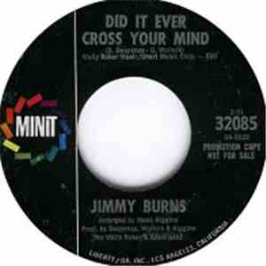 Jimmy Burns - I Tried / Did It Ever Cross Your Mind