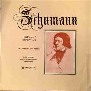 Robert Schumann, Paul Kletzki, Israel Philharmonic Orchestra - "Rhenish" SymphonyN. 3 / "Manfred" Overture