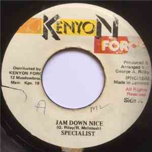 Specialist / Horsemouth & Obeah - Jam Down Nice