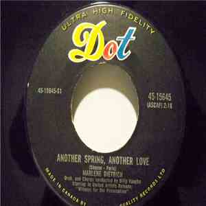 Marlene Dietrich - Another Spring, Another Love / Near You