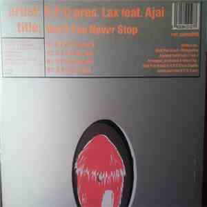 RPO Presents Lax  - Don't You Ever Stop