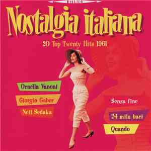 Various - Nostalgia Italiana - 20 Top Twenty Hits 1961