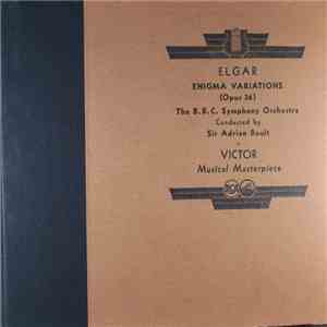 Elgar, The B. B. C. Orchestra Conducted By Sir Adrian Boult - Enigma Variations (Opus 36)