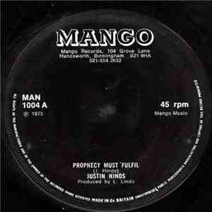 Justin Hinds - Prophecy Must Fulfil