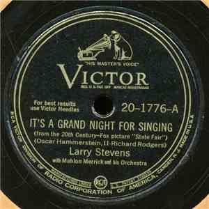 Larry Stevens - It's a Grand Night for Singing / Come Closer to Me