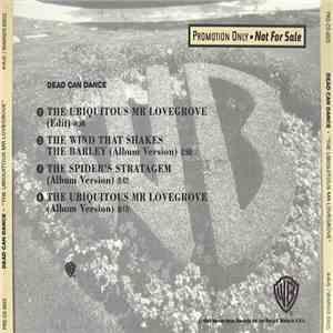 Dead Can Dance - The Ubiquitous Mr Lovegrove