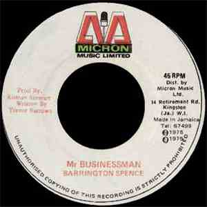 Barrington Spence - Mr Businessman