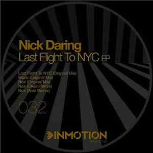 Nick Daring - Last Flight To NYC EP
