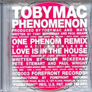 TobyMac - Phenomenon