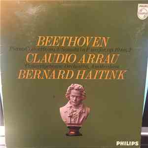 Claudio Arrau, Bernard Haitink, Beethoven, Concertgebouw Orchestra,Amsterdam - Piano Concerto No. 1 / Sonata In F Major, Op. 10 No. 2