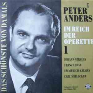 Peter Anders  - Im Reich Der Operette I