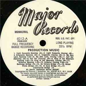 Domenico Savino / John Cacavas / Michael Reynolds  - Production Music