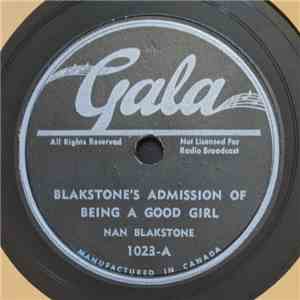 Nan Blakstone - Blackstone's Admission Of Being A Good Girl / Catherine, Madcap Empress Of Russia