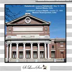 Dmitri Kabalevski, Samuel Mayes, Mstislav Rostropovich, Boston Symphony Orchestra, Erich Leinsdorf - Kabalveski Cello Concerto No. 1 - Haydn Cello Concerto No. 1