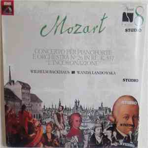 Mozart, Wilhelm Backhaus, Wanda Landowska - Concerto Per Pianoforte Ε Orchestra N° 26 In Re, K. 537 "L'Incoronazione"