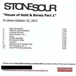 Stone Sour - House Of Gold & Bones Part 1