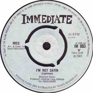 Nico  - I'm Not Saying