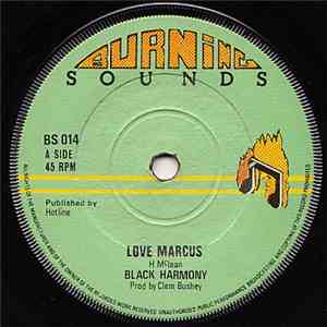 Black Harmony - Love Marcus / I'm Still Waiting