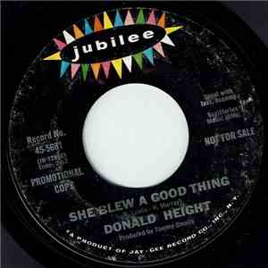 Donald Height - She Blew A Good Thing