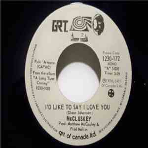 McCluskey - I'd Like To Say I Love You