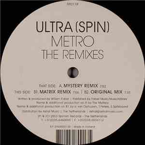 Ultra (Spin) - Metro - The Remixes