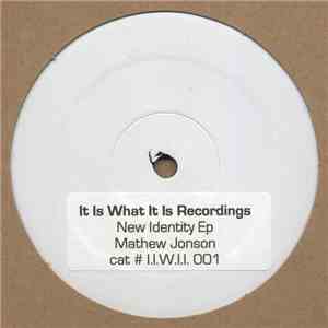 Mathew Jonson - New Identity Ep