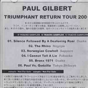 Paul Gilbert - Triumphant Return Tour 2008
