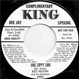 Roy Milton & His Orchestra - One Zippy Zam / You're Gonna Suffer Baby