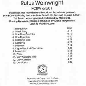 Rufus Wainwright - KCRW 6/5/01