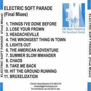 The Electric Soft Parade - Final Mixes