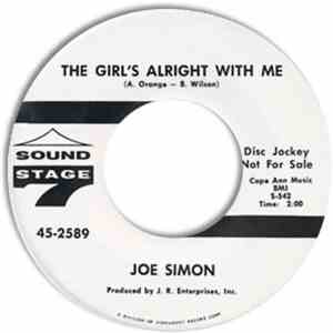 Joe Simon - Nine Pound Steel / The Girl's Alright With Me