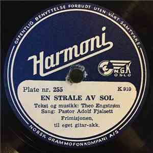 Pastor Adolf Fjalsett - En Stråle Av Sol / Jeg Har Sett Ham