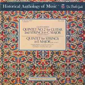 Luigi Boccherini - Quintet No. 2 For Guitar And Strings In C Major / Quintet For Strings In E Major