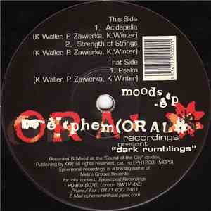 Dark Rumblings - Moods EP